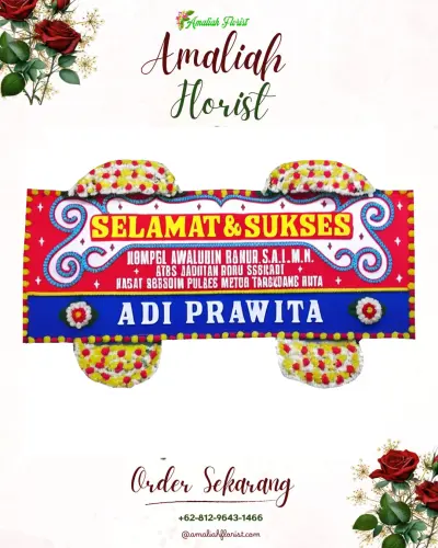 Karangan Bunga Ucapan Selamat di Sindanglaka