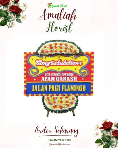Bunga Papan Congratulation di Sindanglaka